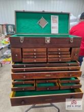 Wooden cabinet built by H. Gerstner and Sons Model 162