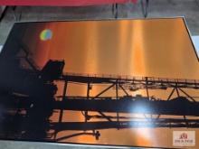 Art piece of a crane
