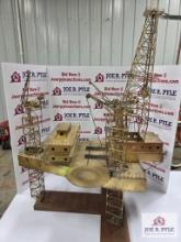 Sea oil rig replica