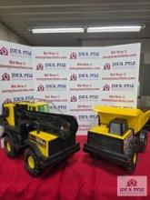 Tonka dump truck and Tonka Mighty diesel