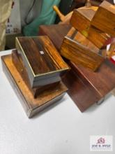 Assortment of wooden box collections (3)