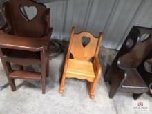 Vintage doll furniture