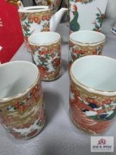 Collection of Asian pottery