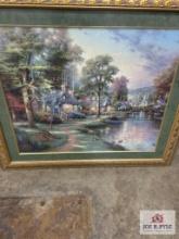 Thomas Kinkade painting signed