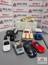 8 Toy cars