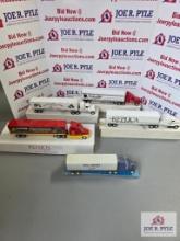 5 Toy trucks