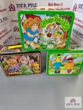 3 Vintage lunch boxes