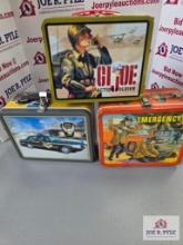 3 Vintage lunch boxes
