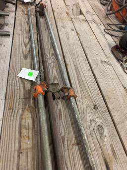 Pipe clamps (3x)