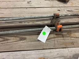 Pipe clamps (3x)