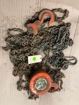 Chain & come along