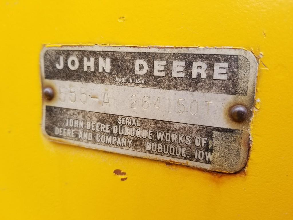 1977 John Deere 555-A Crawler Loader