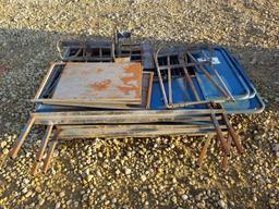 Pallet of Fox AG Panel Gates w/ Feeder Brackets