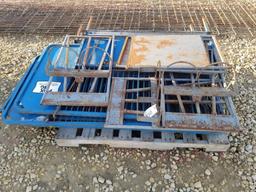 Pallet of Fox AG Panel Gates w/ Feeder Brackets