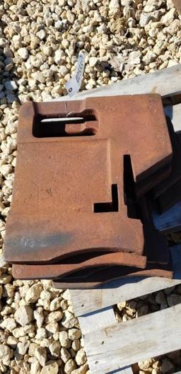 IH 100# FRONT SUITCASE WEIGHTS