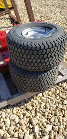 20 X 10 -8 TIRES ON RIMS