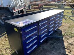 New - 10ft 25 Drawer Toolbox / Workbench