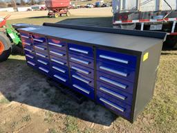 New - 10ft 25 Drawer Toolbox / Workbench