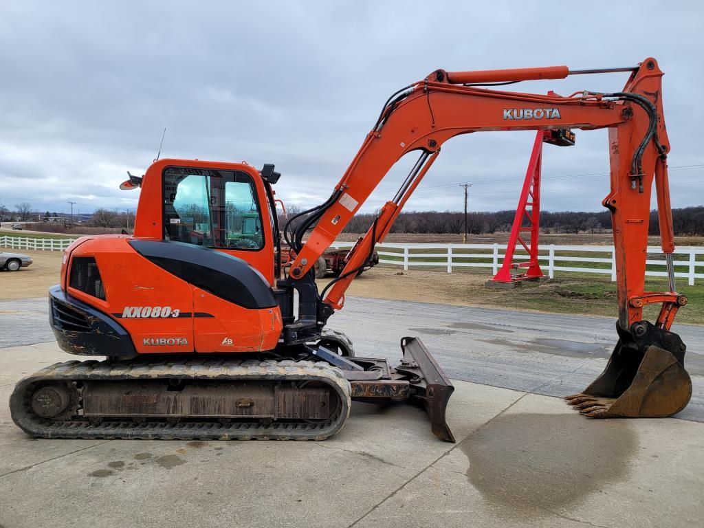 2012 Kubota KX080-3 Excavator