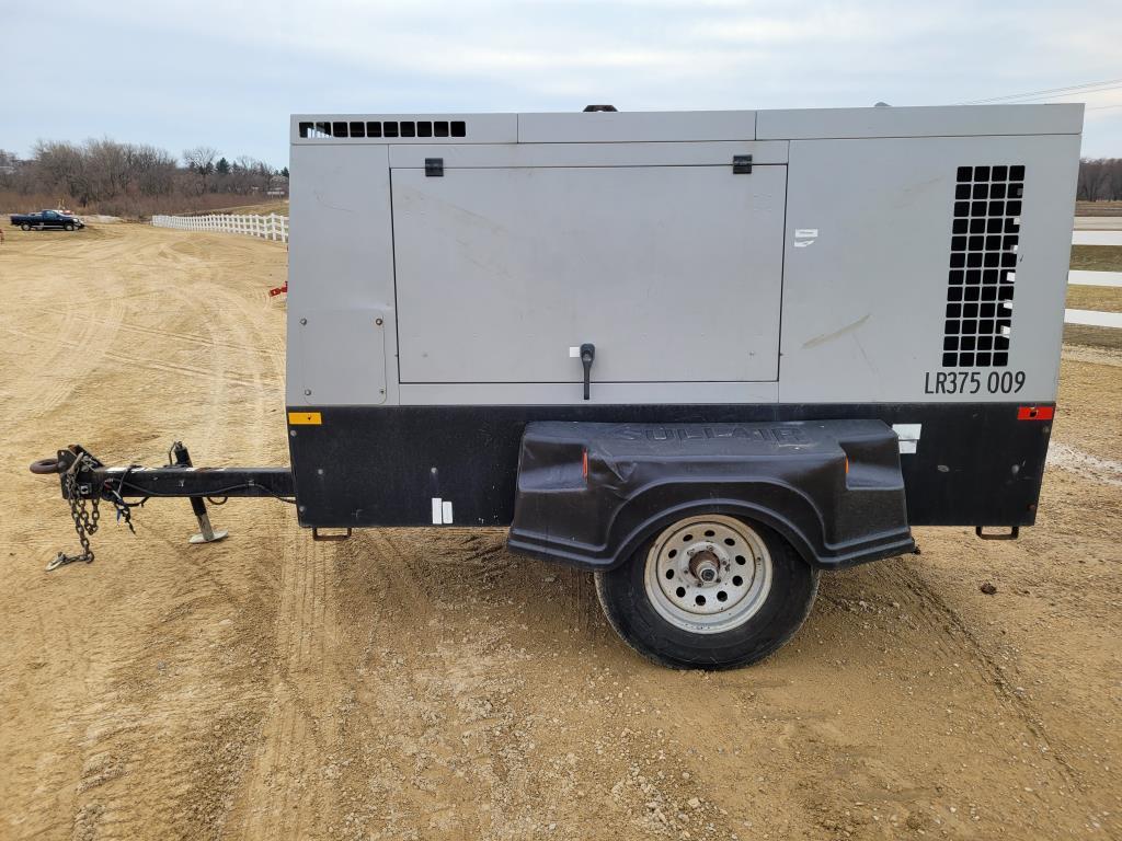 2014 Sullair 375 Towable Air Compressor