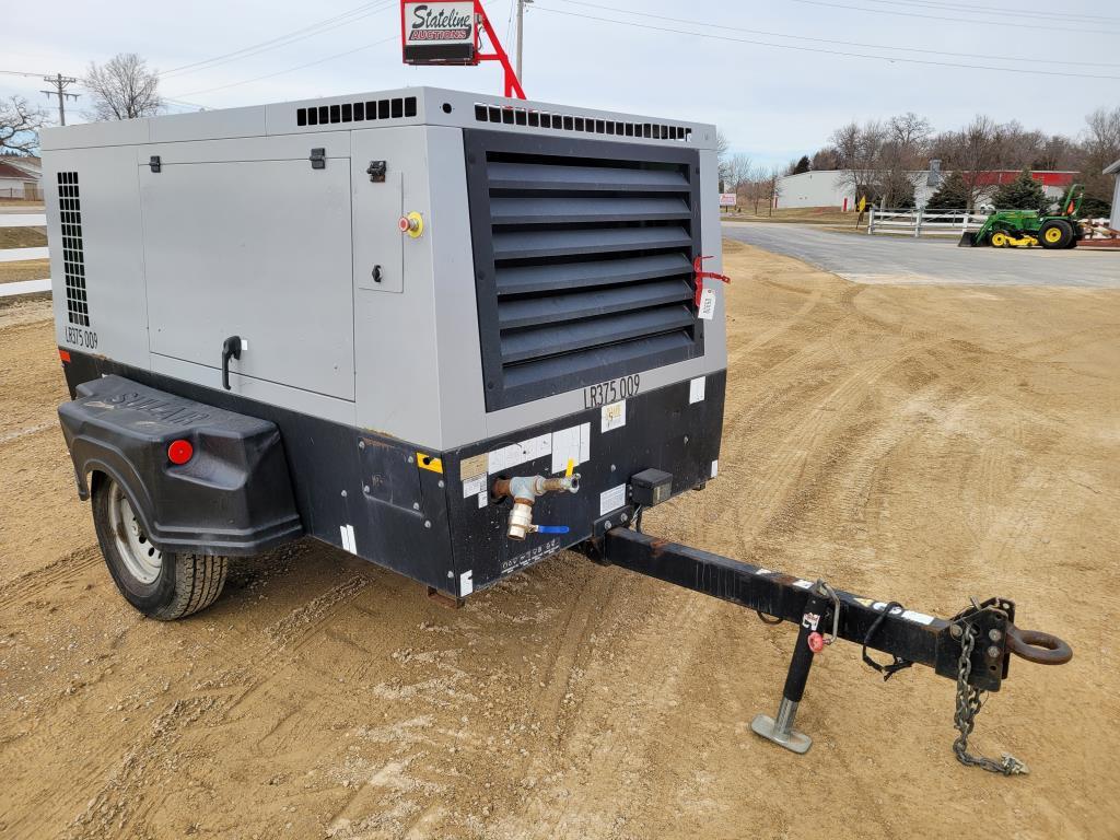 2014 Sullair 375 Towable Air Compressor
