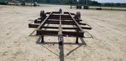 HOMEMADE 6 ROUND BALE TRAILER