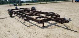 HOMEMADE 6 ROUND BALE TRAILER
