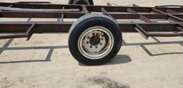 HOMEMADE 6 ROUND BALE TRAILER