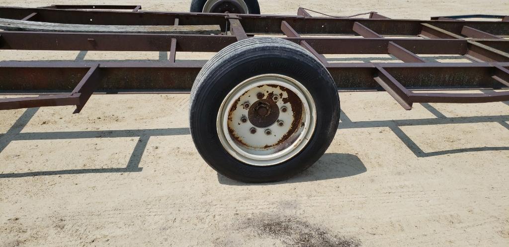 HOMEMADE 6 ROUND BALE TRAILER