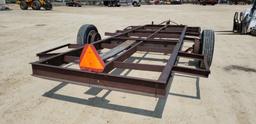 HOMEMADE 6 ROUND BALE TRAILER