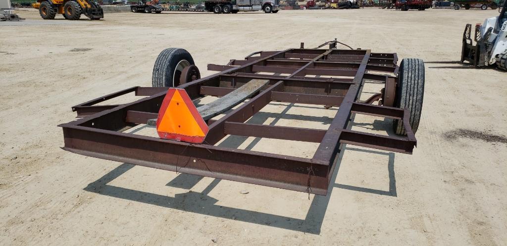 HOMEMADE 6 ROUND BALE TRAILER