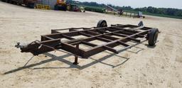 HOMEMADE 6 ROUND BALE TRAILER
