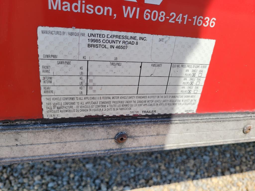 2004 United Express Enclosed Trailer
