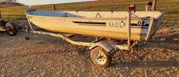 LOWE 16' V BOW BOAT W/ TRAILER