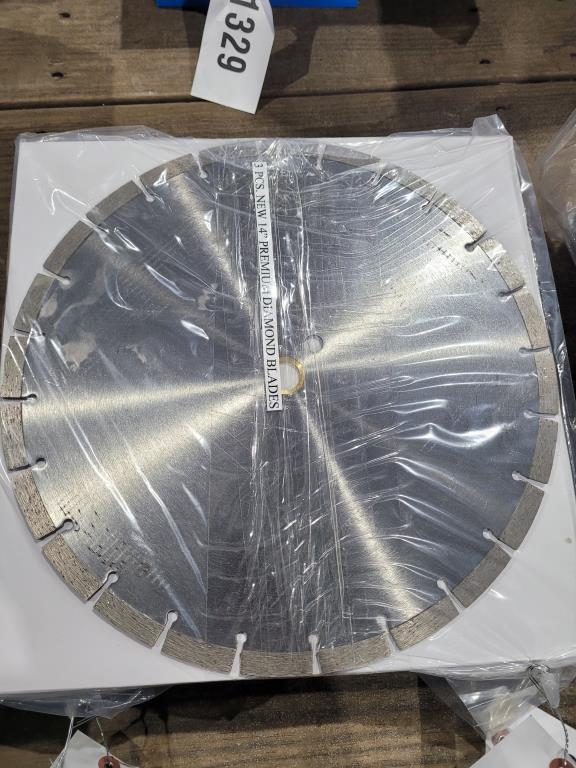 New 3 Pack Of 14" Diamond Blades