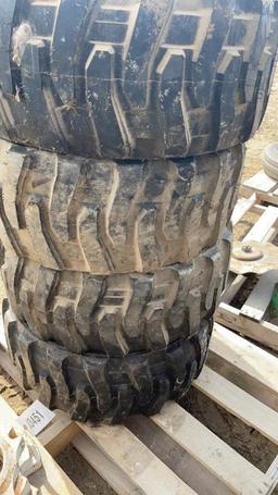 (4) NEW 10.5 SKID LOADER TIRES