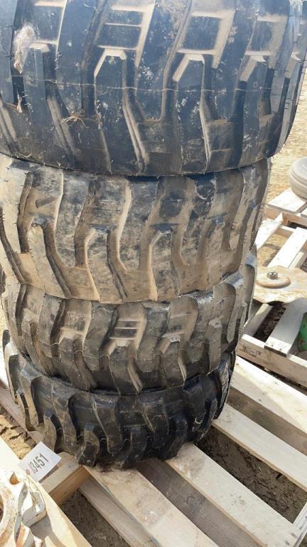 (4) NEW 10.5 SKID LOADER TIRES
