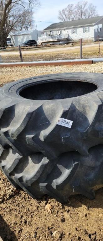 PAIR 20.8 X 38 TIRES