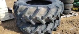 PAIR 20.8 X 38 TIRES
