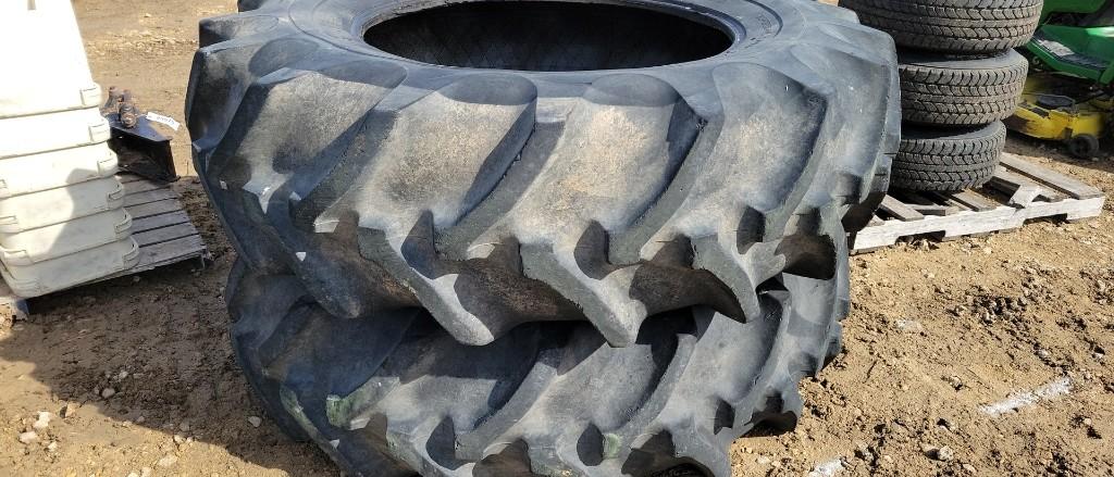 PAIR 20.8 X 38 TIRES