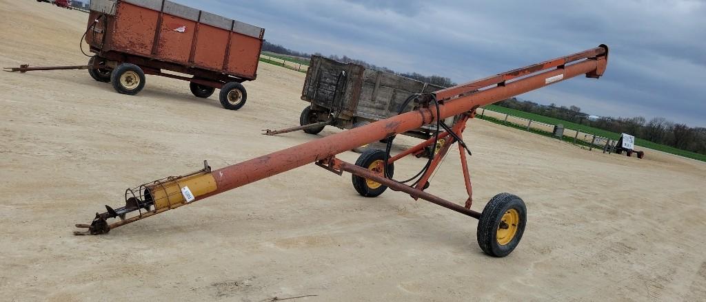 KEWANEE 8" X 28' AUGER- HYD DRIVE