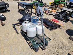 Lawn Cart w/ LP Tanks