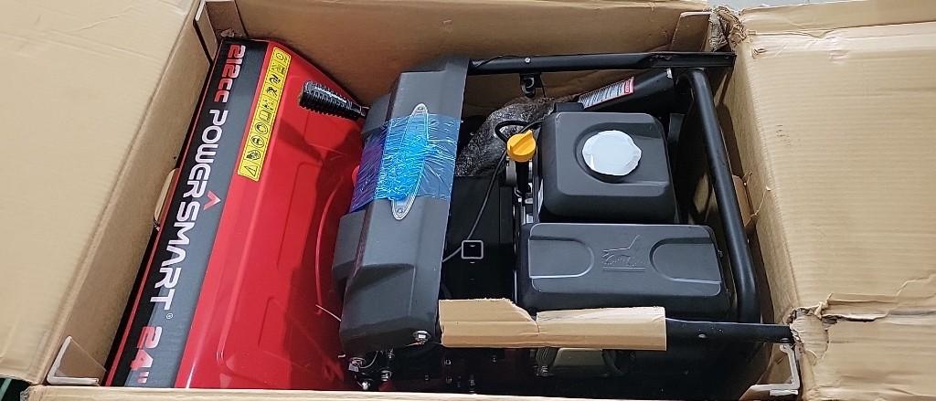 NEW POWER SMART 2 STAGE 24" SNOW BLOWER