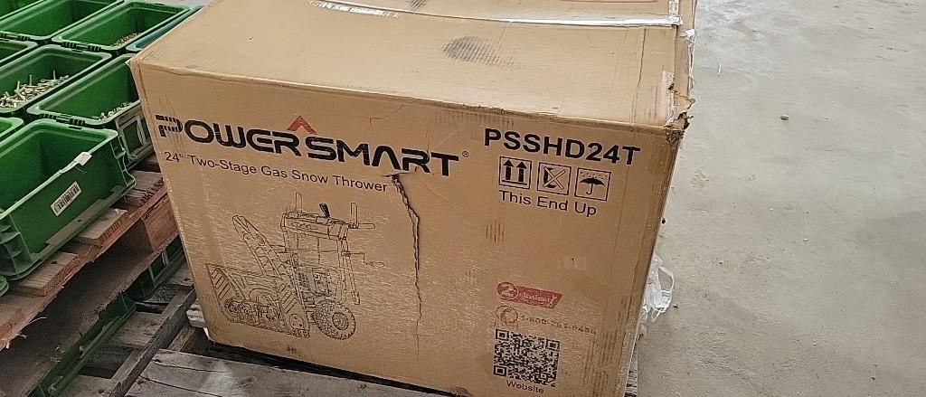NEW POWER SMART 2 STAGE 24" SNOW BLOWER