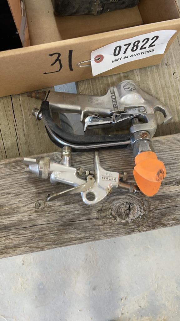 BOX AIR COMPRESSOR, PAINT SPRAYER AND STRIPPER