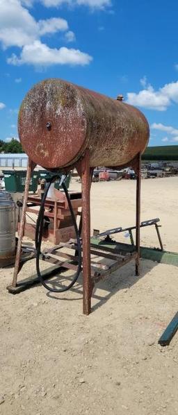 FUEL BARREL WITH STAND
