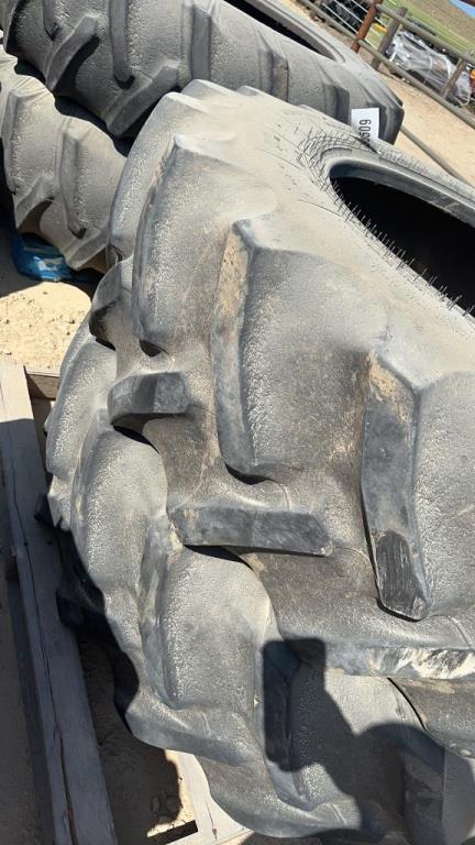 (2) GOOD YEAR 16.9 X 34 TIRES AND TUBES
