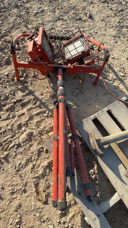 (2) LIGHT STANDS