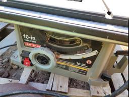 CRAFTSMAN 10" TABLE SAW - WORKS