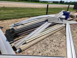 BUNDLE OF VINYL SIDING WITH TRIM